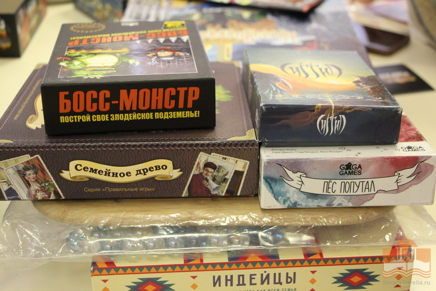 По воскресеньям играем в настольные игры в Национальной библиотеке Карелии!