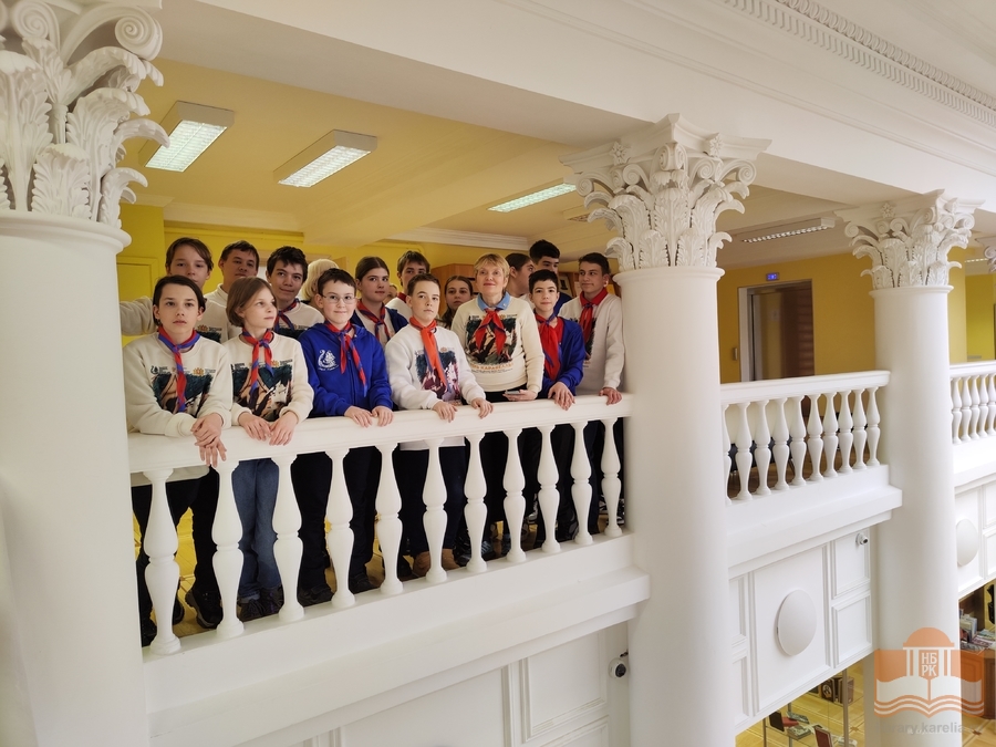Детская общественная организация «Каравелла» (г. Екатеринбург) в гостях у Национальной библиотеки Карелии