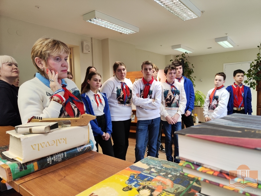 Детская общественная организация «Каравелла» (г. Екатеринбург) в гостях у Национальной библиотеки Карелии