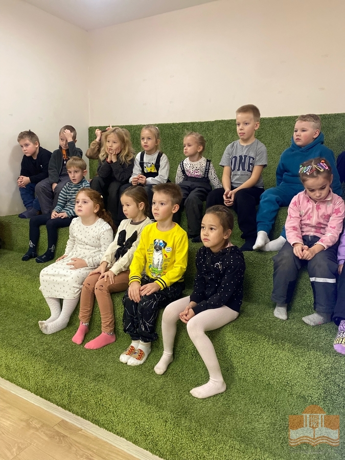 Юные участники программы «Куда спешат снежинки?»